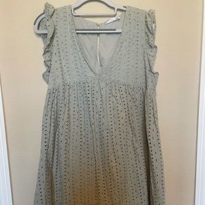 American Threads Eyelet Romper